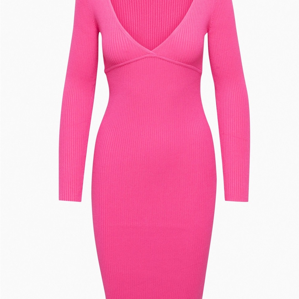 Aritzia Wilfred Gabrielle Long Sleeve Midi Dress - Large - Picture 2 of 9